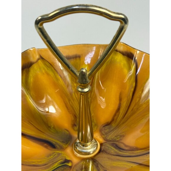 Tidbit Candy Nut Dish Handled  Sequoia Treasure Craft California Pottery 610 USA - Picture 3 of 16